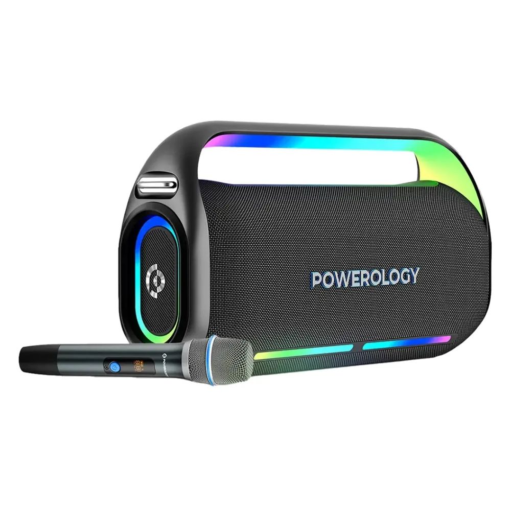 Powerology Deep Bass Party Speaker - Black