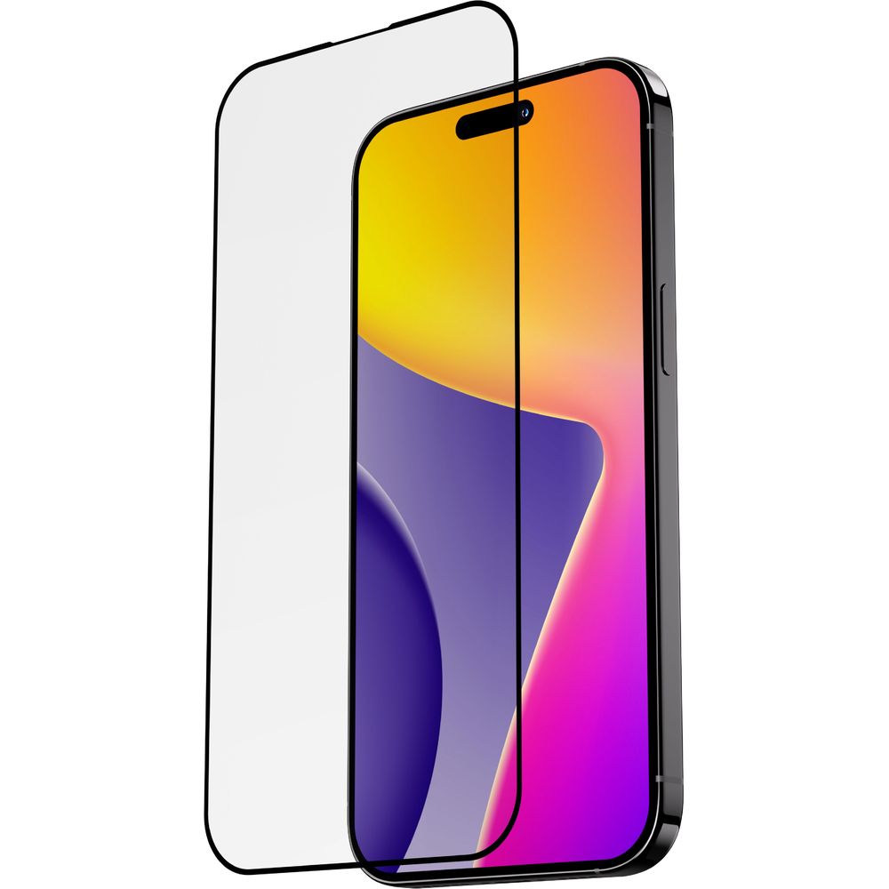 Blupebble Graphene Rock Series Tempered Glass 2.5D Screen Protector with Applicator Clear for iPhone 16 Pro