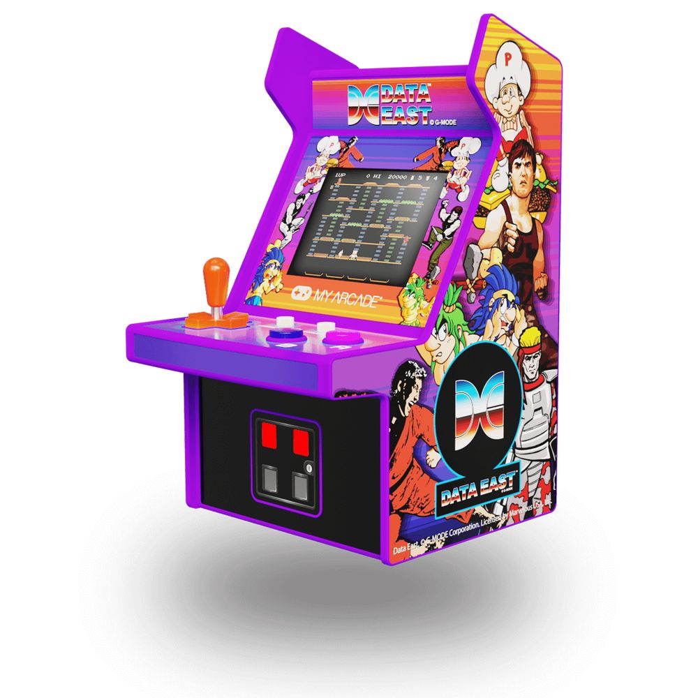 My Arcade Micro Player 6.75-Inch Data East Hits Collectible Retro Gaming System