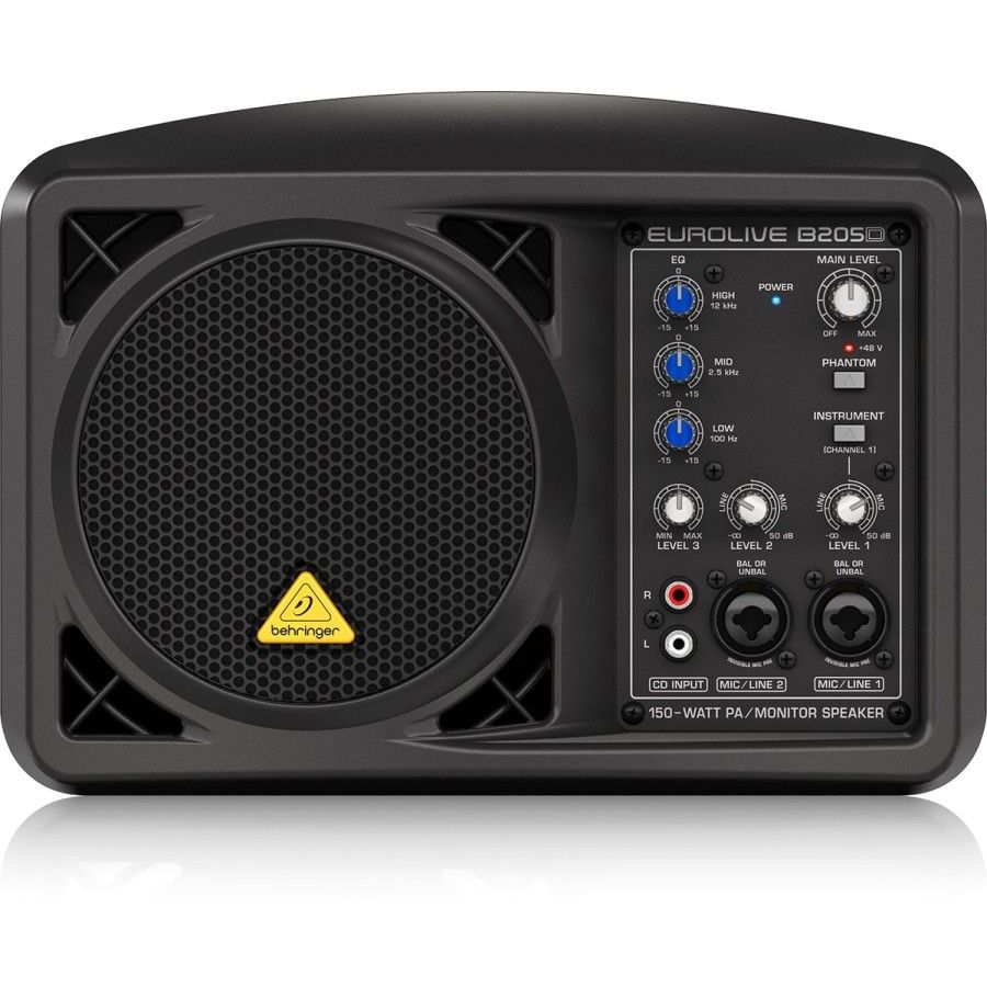 Behringer Eurolive B205D 150W 5.25 Inch Powered Monitor Speaker