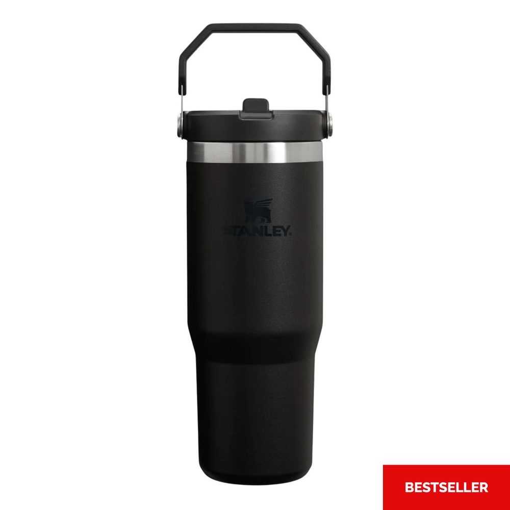 Stanley Ice Flow Go 890ml/30oz Flip Straw Water Bottle - Black 2.0