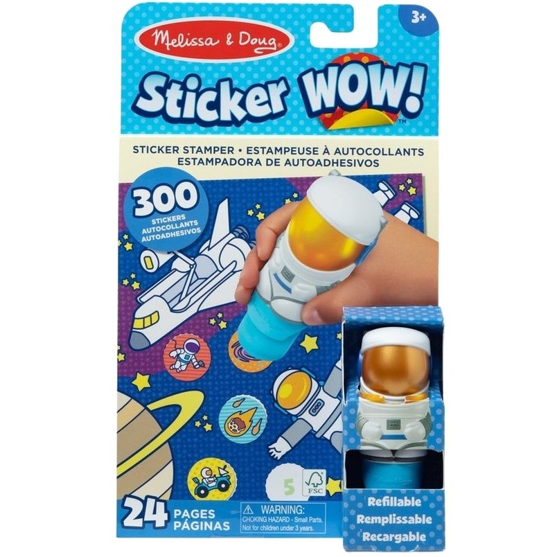 Melissa & Doug Sticker Wow! Sticker Stamper & Activity Pad - Astronaut MD 50122