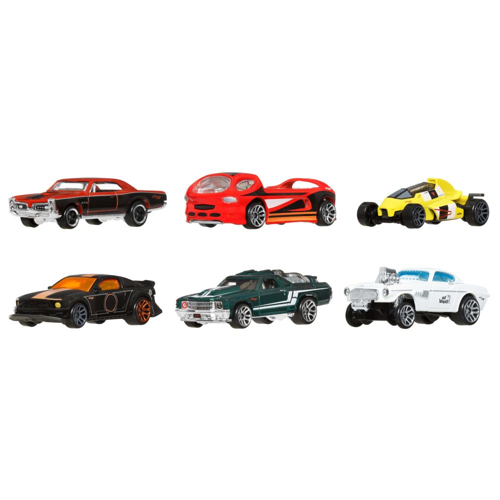 Mattel Hot Wheels Themed Legends Diecast (Pack Of 6)