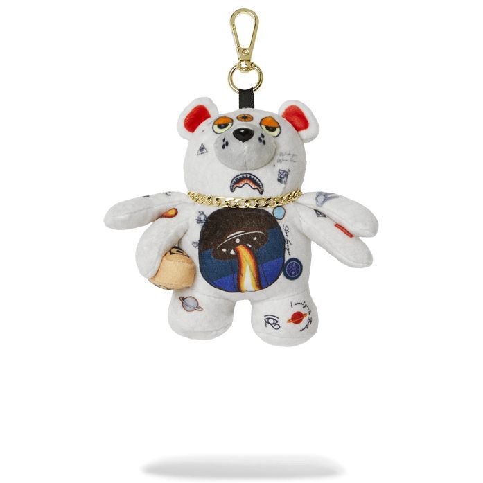 Sprayground Ufo Spcaed Out Mystery Bear Bag Clip