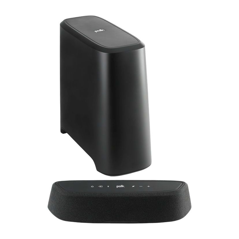 Polk MAGMINIAX Ultra-Compact Dolby Atmos Sound Bar with Wireless Subwoofer