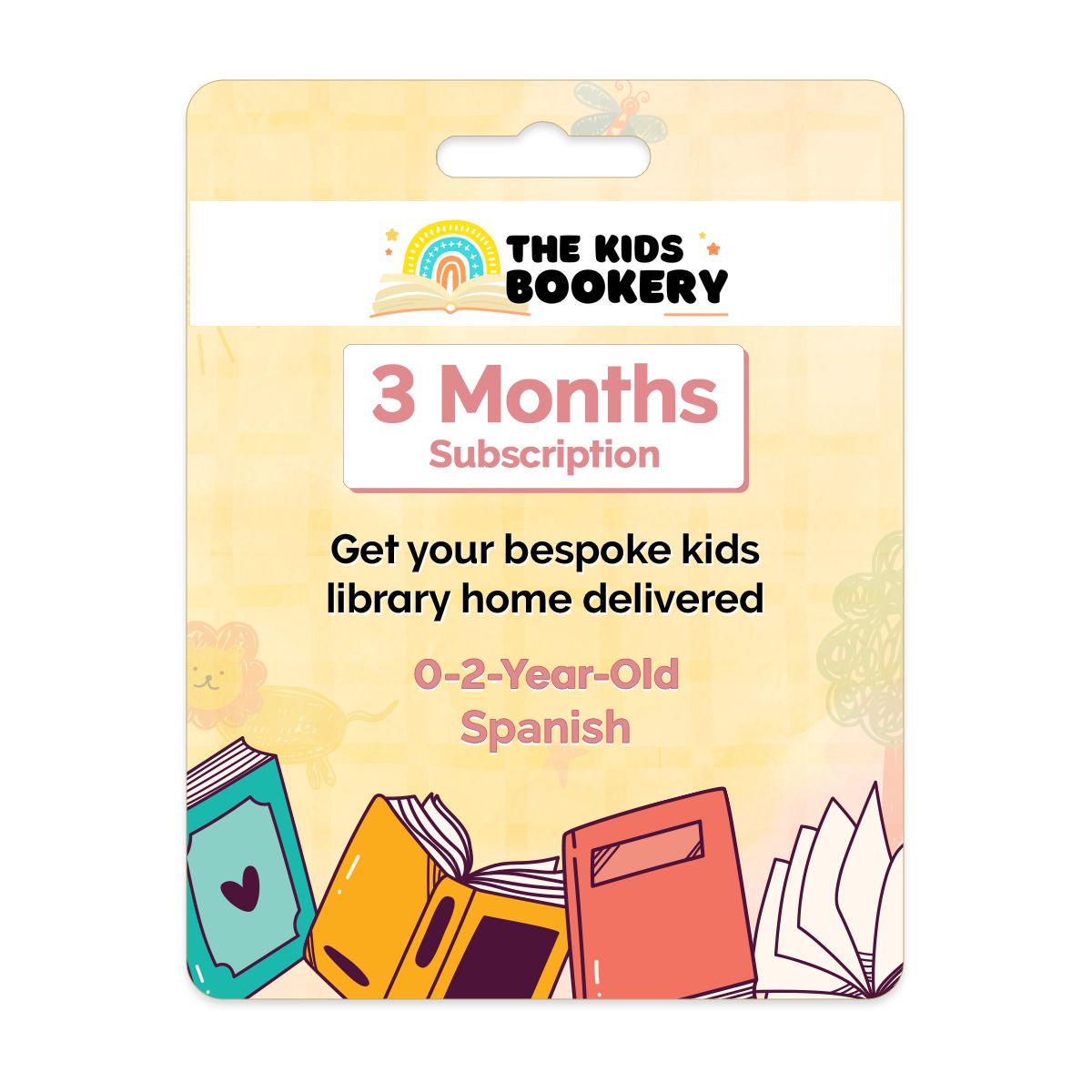 The Kids Bookery - 3 Months Kids Books Subscription - Spanish (0 to 2 Years)