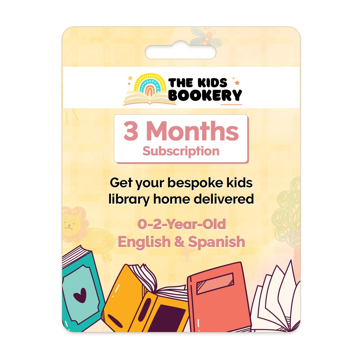 The Kids Bookery - 3 Months Kids Books Subscription - English & Spanish (0 to 2 Years)