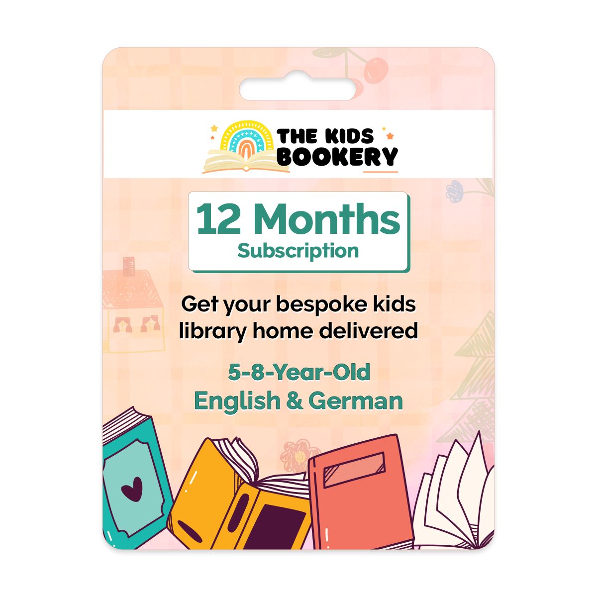 The Kids Bookery - 12 Months Kids Books Subscription - English & German (5 to 8 Years)