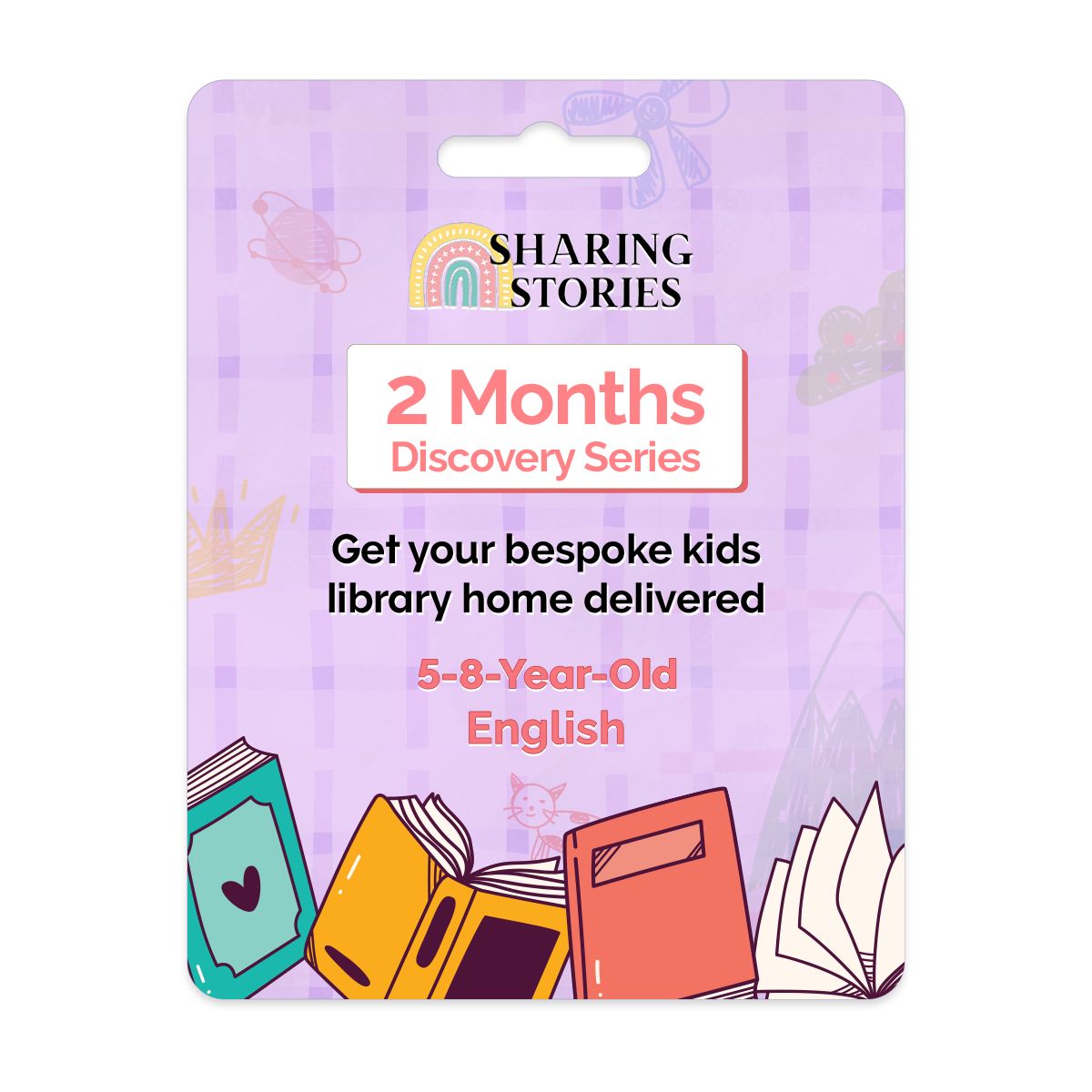 The Kids Bookery - 2 Months Kids Books Subscription - English (5 to 8 Years)