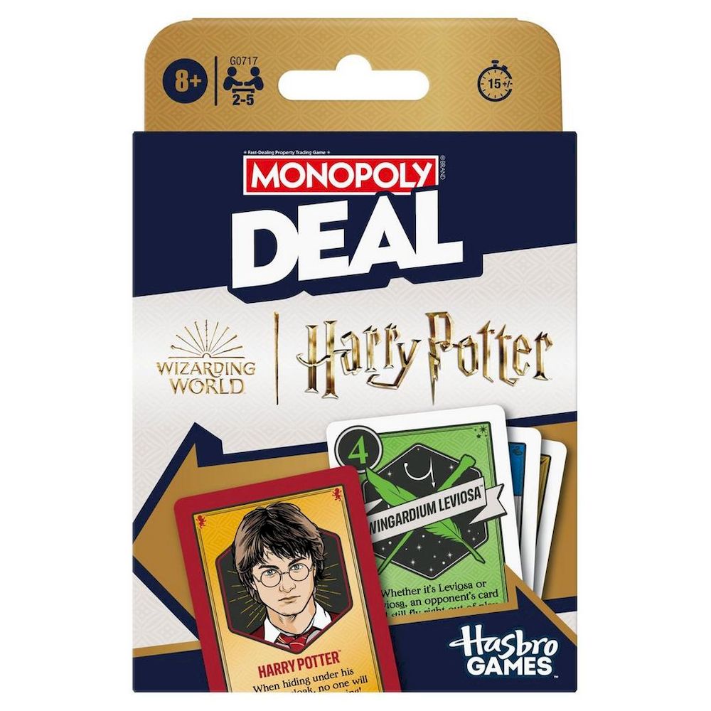 Hasbro Gaming Monopoly Deal Harry Potter Board Game