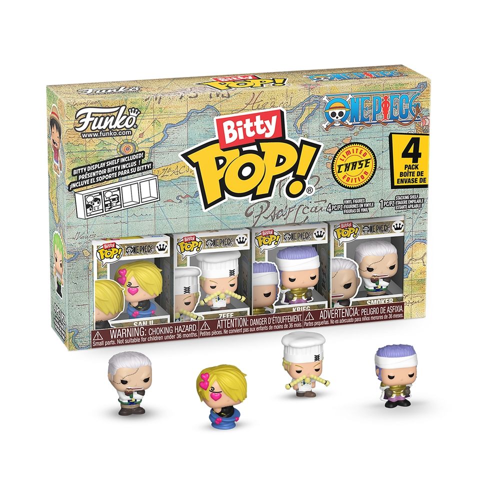 Funko Bitty Pop! Animation One Piece Sanji Pack Of 4 Vinyl Figure