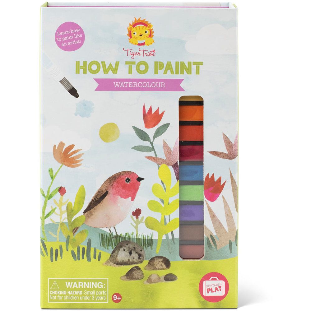 Tiger Tribe How To Paint - Watercolor