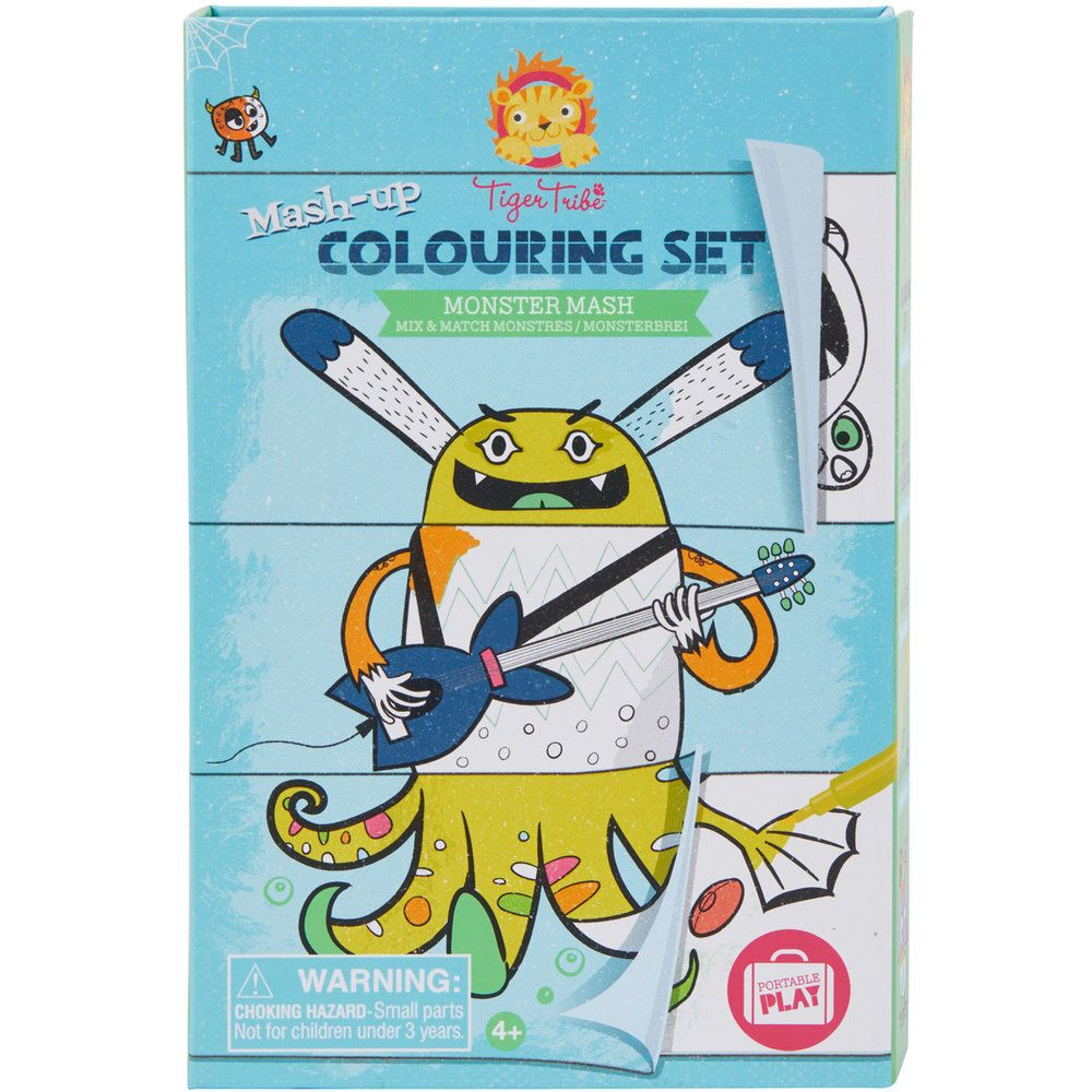 Tiger Tribe Coloring Set - Monster Mash