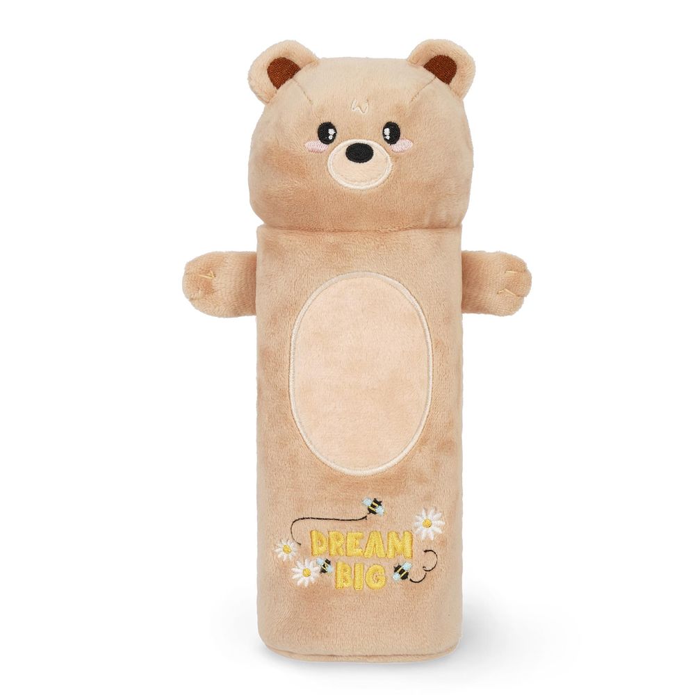 Legami Plush Pencil Case - Super Soft! - Teddy Bear