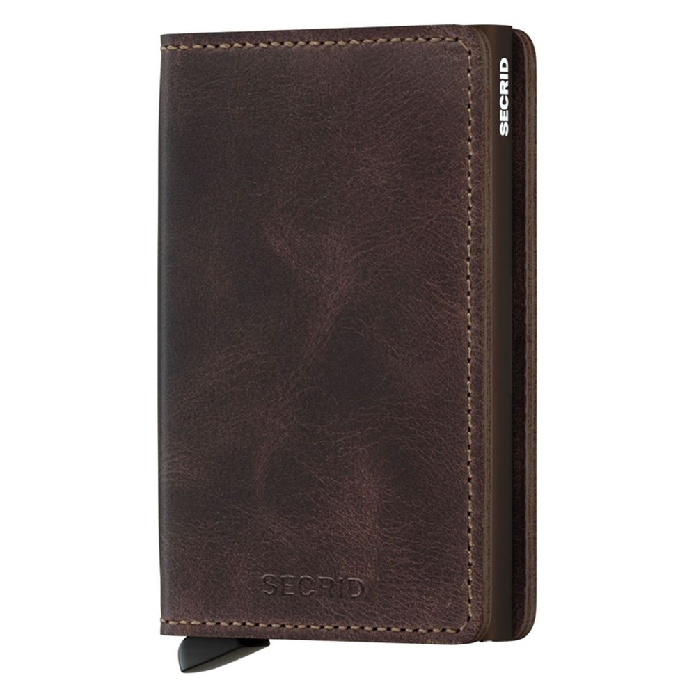 Secrid Slimwallet - Vintage Leather - Chocolate
