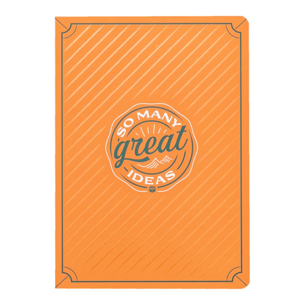 Mr. Wonderful Orange A5 Notebook - So Many Great Ideas