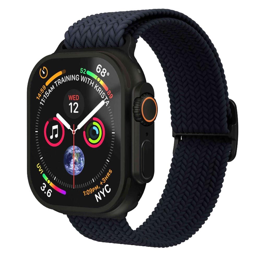 Vonmahlen Woven Loop For Apple Watch 44/45/46/49mm- One Size - Navy Black