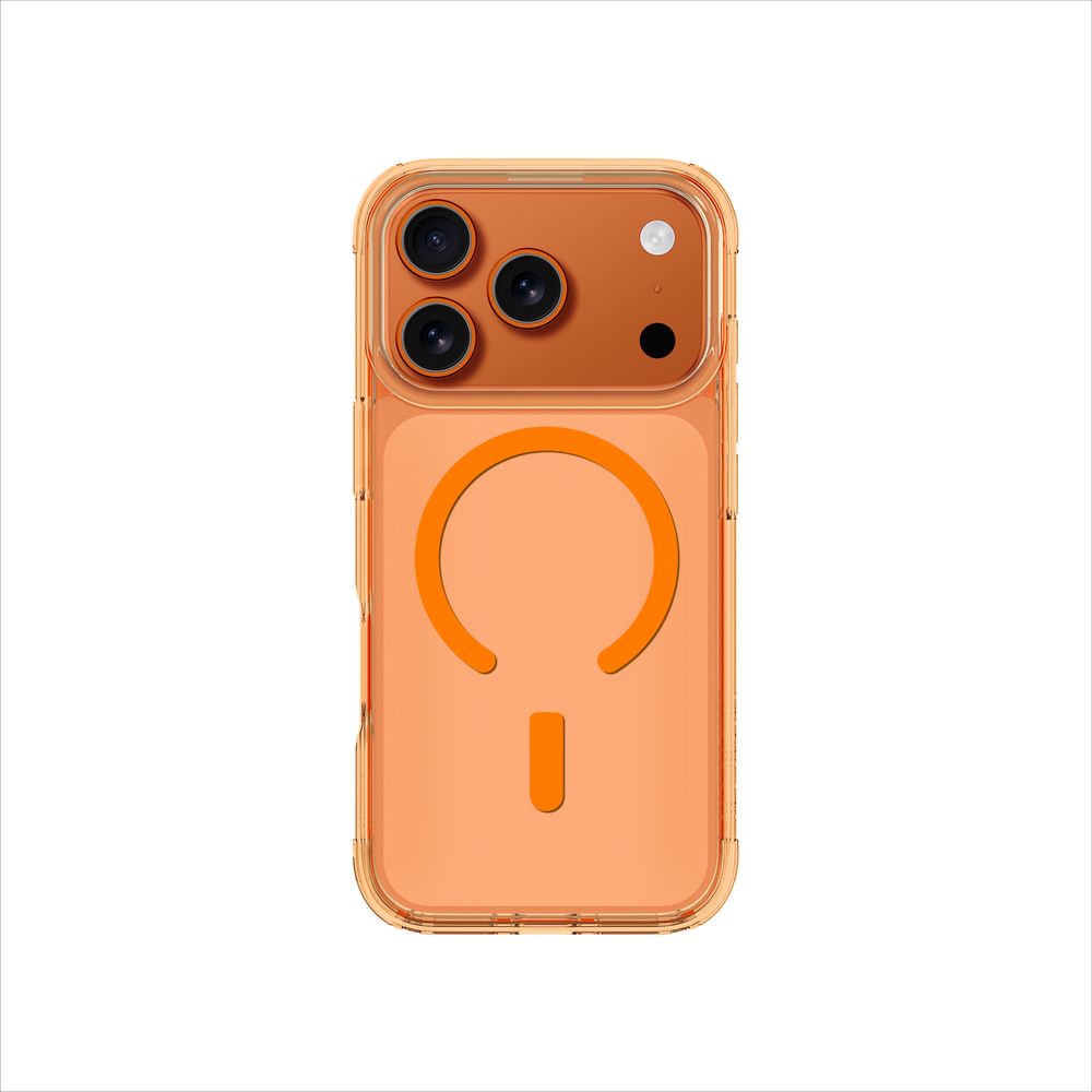 Amazingthing Minimal Magsafe Drop Proof Case For iPhone 17 Pro Max 6.9-Inch - Orange
