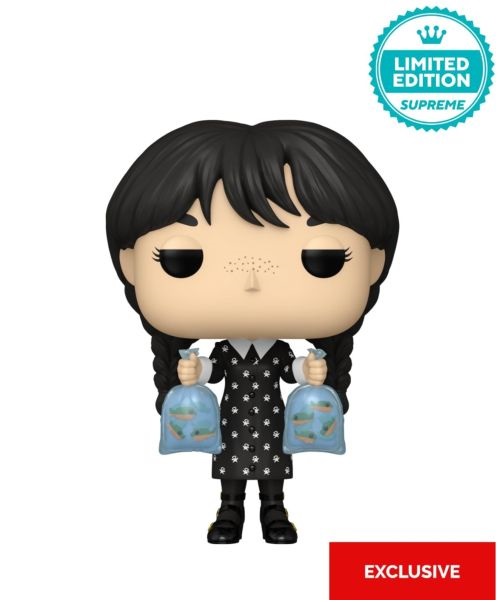 Funko Pop Tv Wednesday With Piranhas Supreme Edition Vinyl Figure