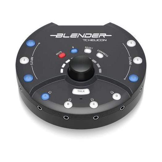 TC Helicon Blender - Portable 12 x 8 Stereo Mixer with 12 x 2 USB Audio Interface and Remote Control