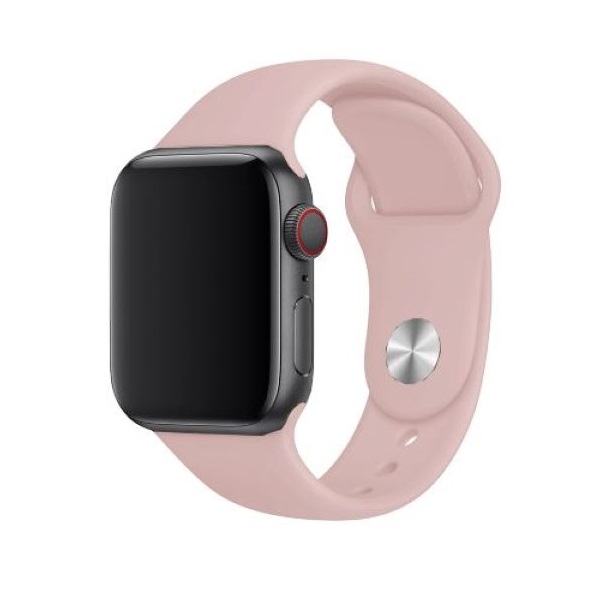 Behello 38/40mm Premium Silicone Strap Pink for Apple Watch (Compatible with Apple Watch 38/40/41mm)