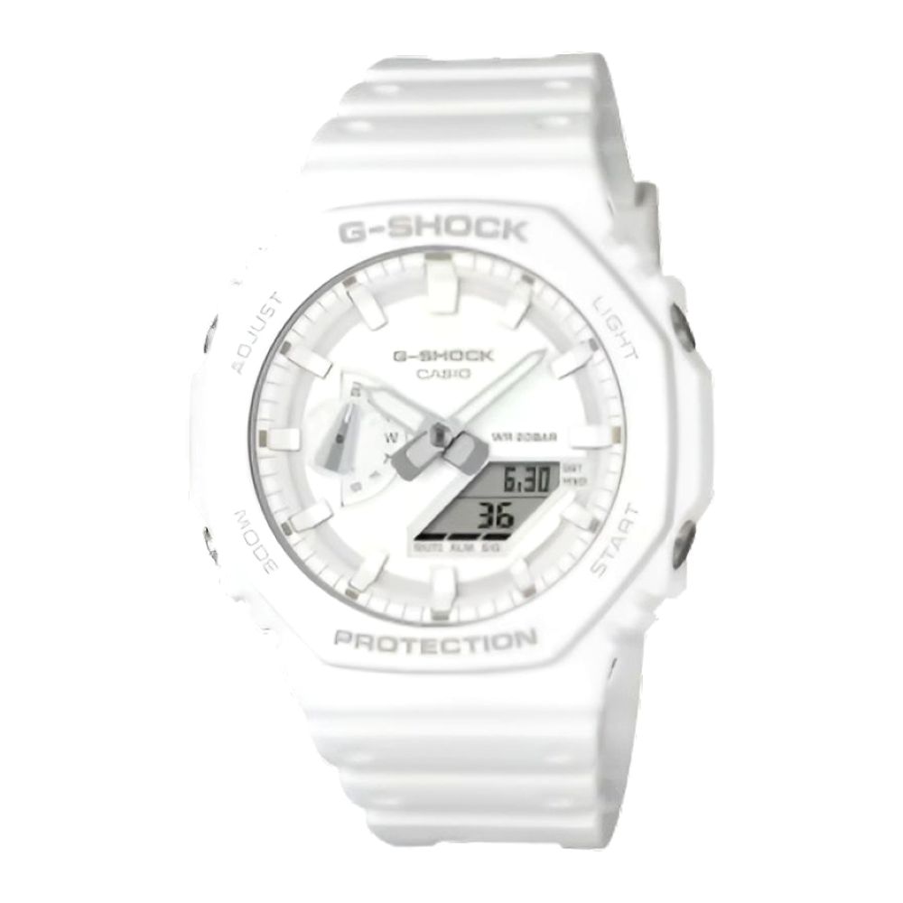 Casio G-Shock Ga-2100-7A7Dr Analog-Digital Men's Watch White