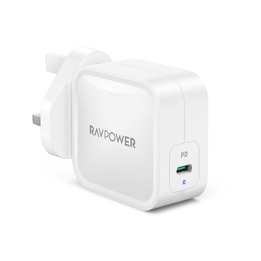 Ravpower Pd Pioneer Gan Wall Charger 61W Uk White