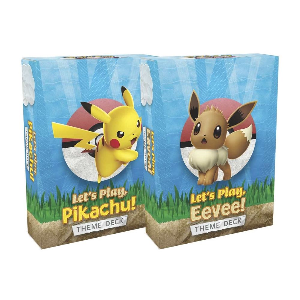 Pokemon TCG Let's Play Pikachu Eevee Theme Deck Box (Assortment - Includes 1)