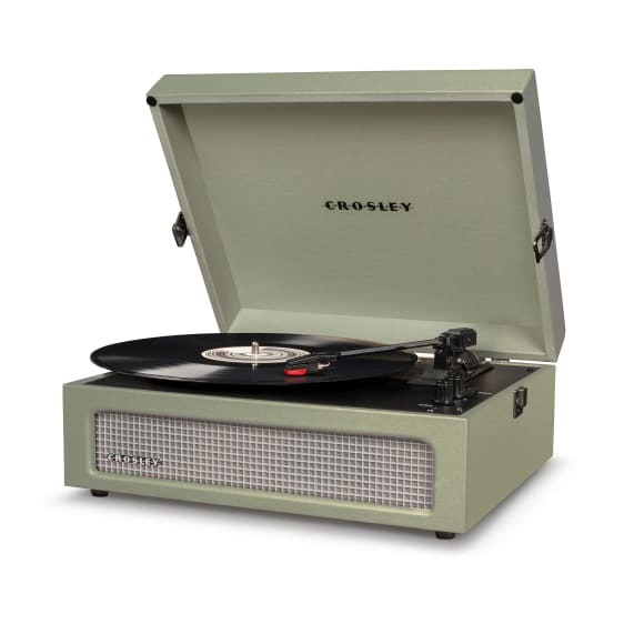Crosley Voyager Portable Bluetooth Turntable with Built-in Speakers - Sage