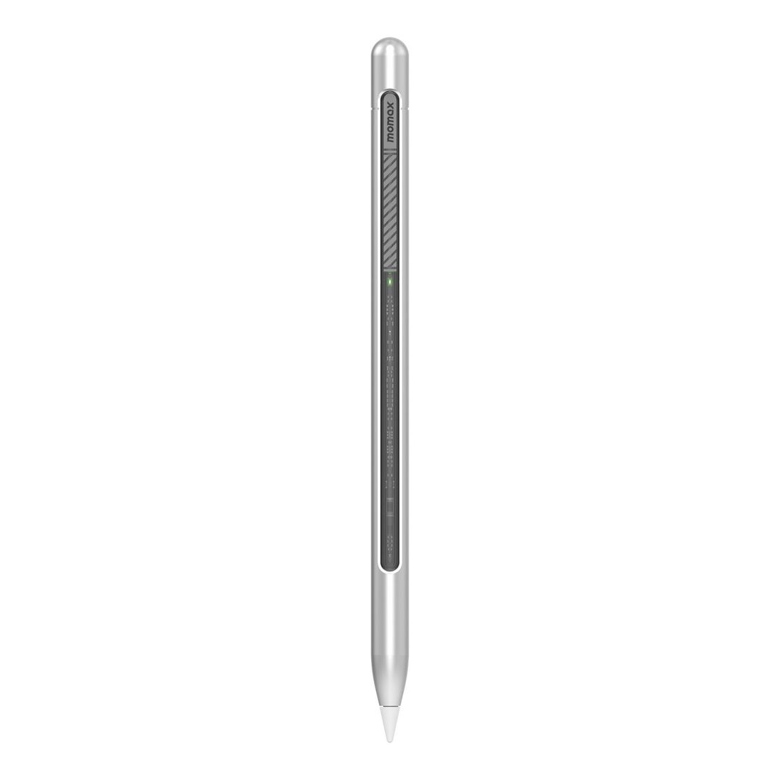 Momax Mag.Link Lite Magnetic Charging Active Stylus Pen - Silver