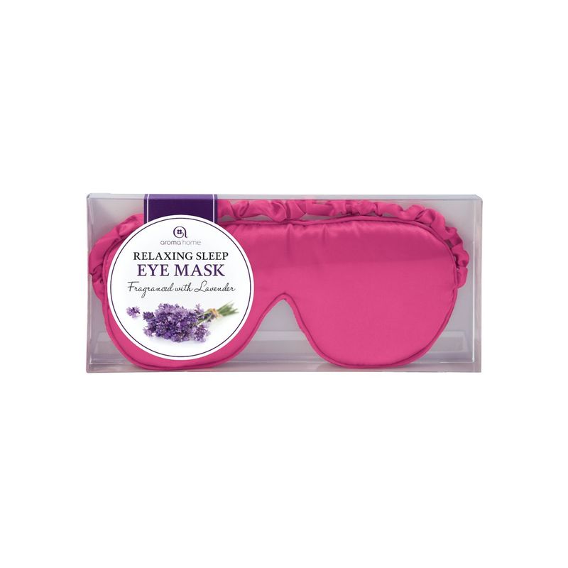 Aroma Home Plain Pink Eye Mask