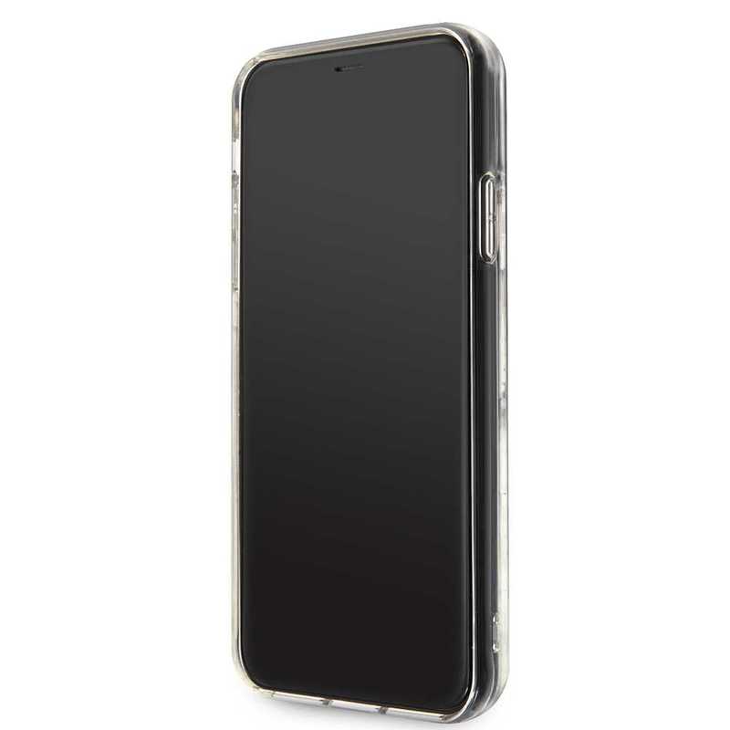 Karl Lagerfeld Ikonik Mirror Glass Case Glitter Glow Dark for iPhone 11 Pro Max