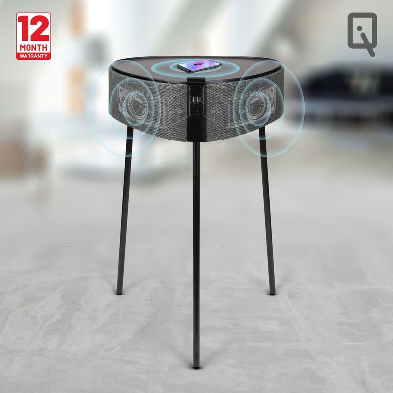 IQ IQZ2 Smart Table Speaker Black With Dark Grey Mesh