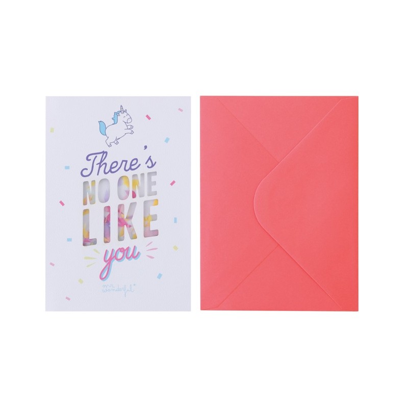 Birthday Greeting Card There's No One LIKe You (12 x 18cm)