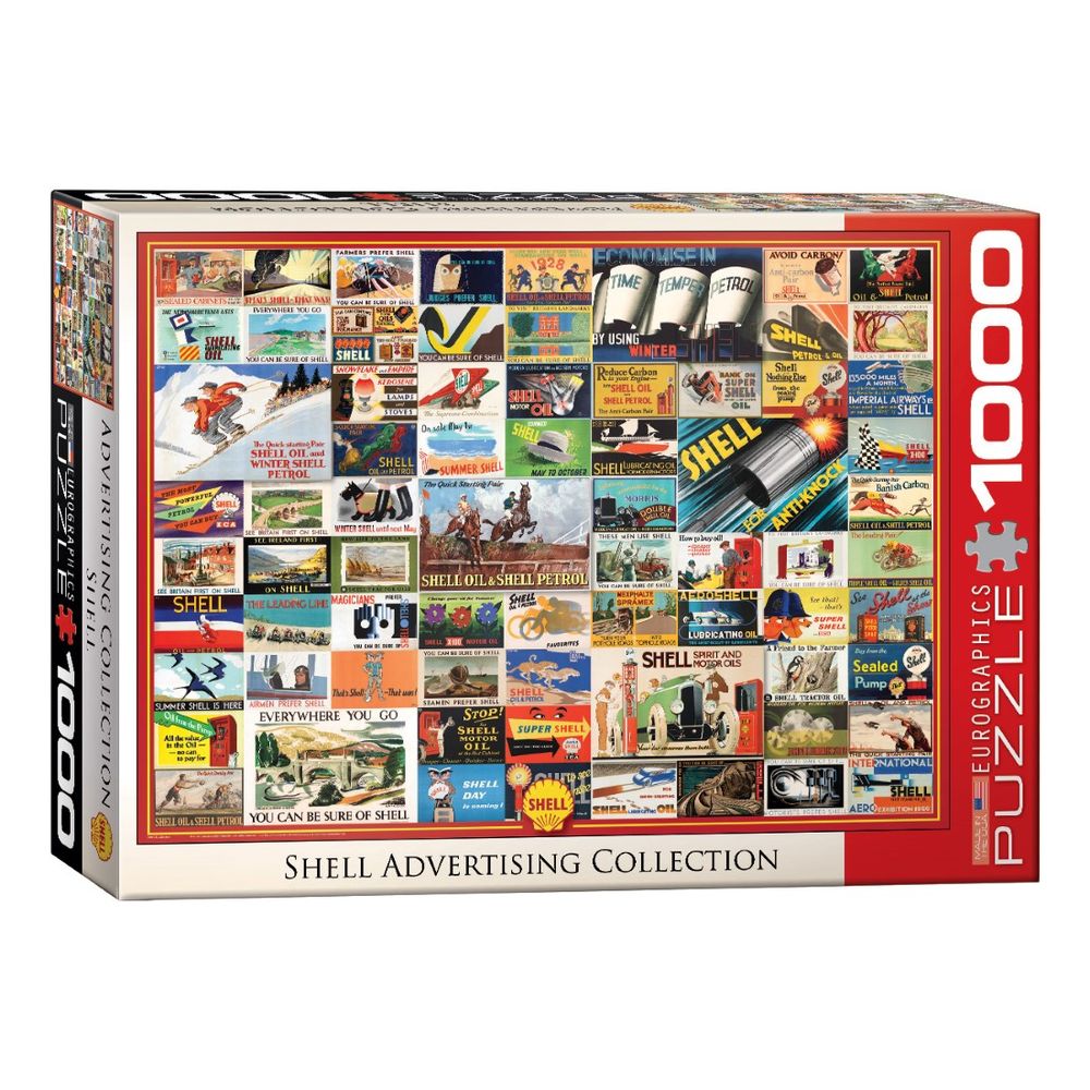 Eurographics Shell Advertising Collection 1000 Pcs Jigsaw Puzzle