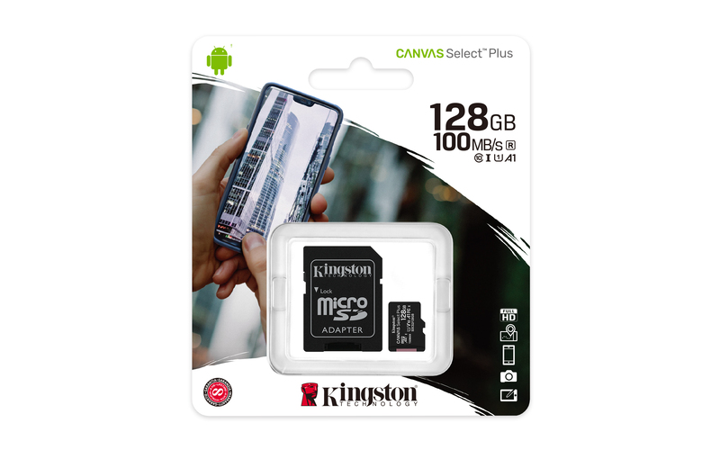 Kingston Canvas Select Plus microSD Card SDCS2 - 128GB