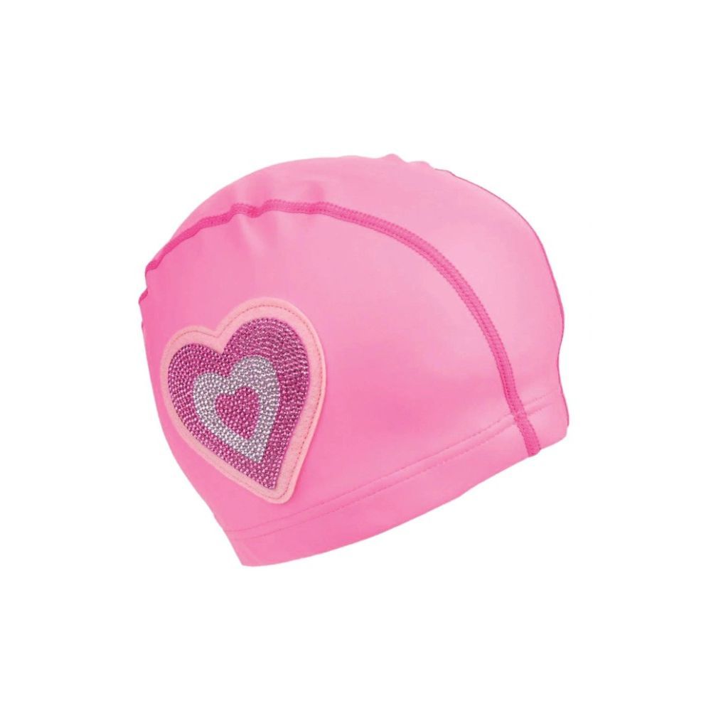 قبعة السباحة بلينج ٢ أو قلب وردي نيون