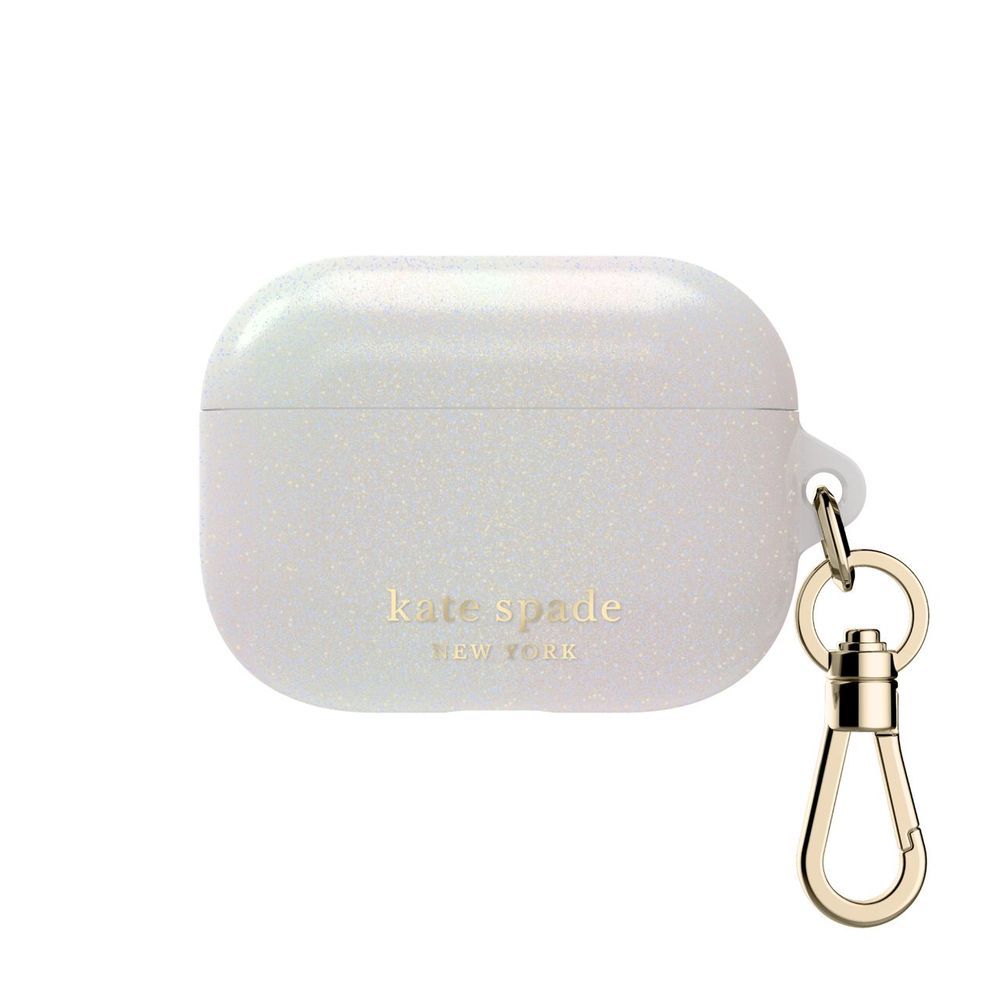 Kate Spade New York White Glitter Case for AirPods Pro