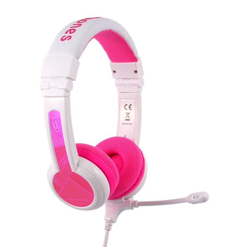 BuddyPhones School Plus Headphones - Pink
