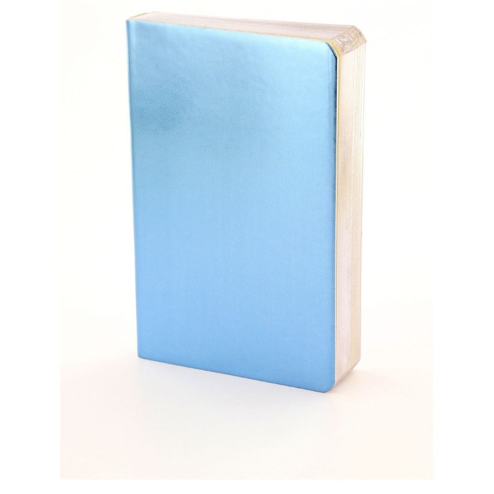 Ice London Metallic Notebook Light Blue