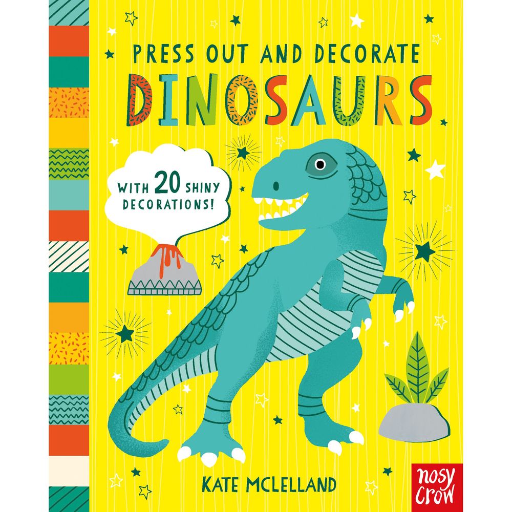Press Out And Decorate Dinosaurs | Mcclelland Kate