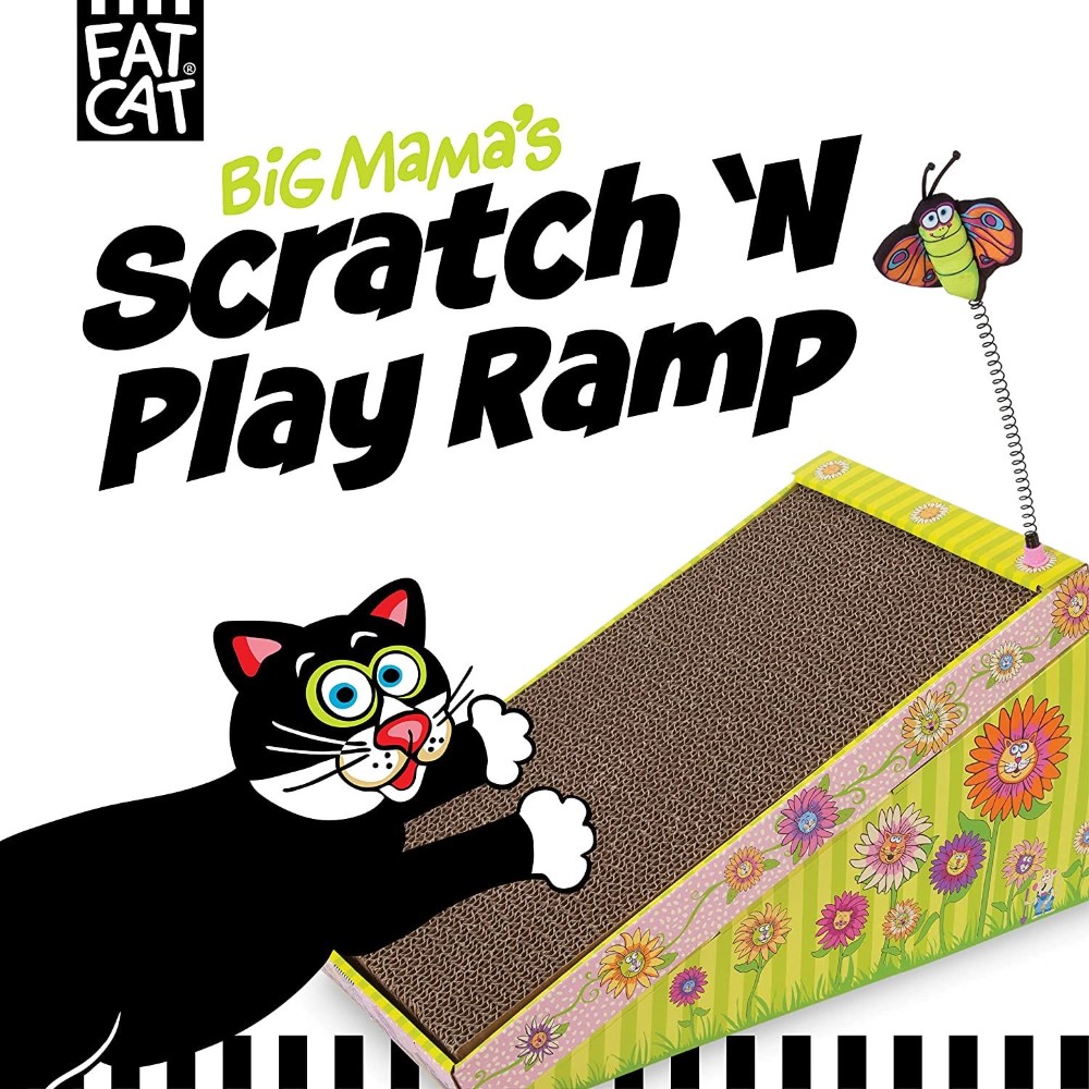 Petmate Fat Cat Big Mama Scratch N Play Ramp