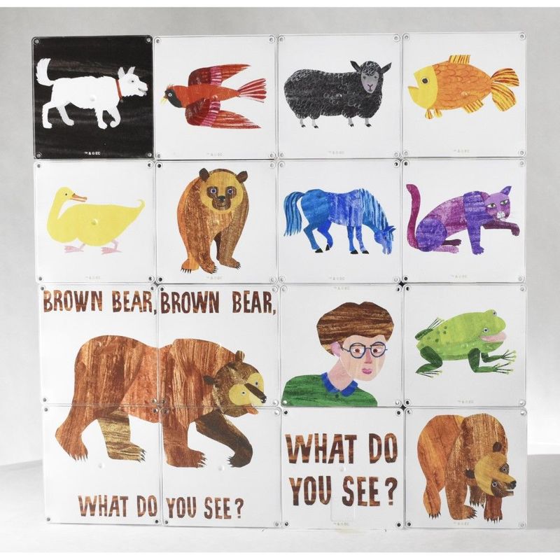 Magna Tiles CreateOn by Eric Carle Brown Bear Brown Bear What Do You See?
