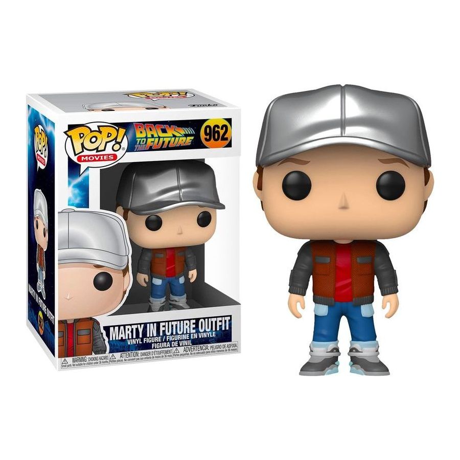 Funko Pop Movies Back To The Future Marty In Future Outfit Vinyl Figure