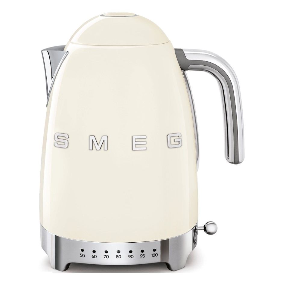 SMEG Variable Temperature Electric Kettle 1.7 Liters - Cream