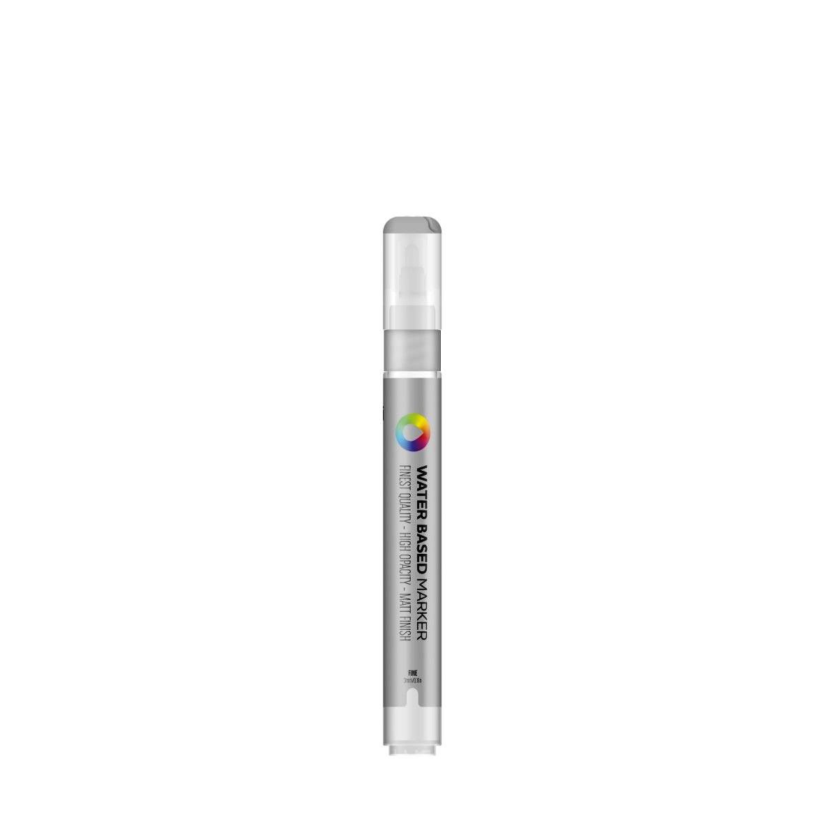 Montana Colors Water Based 100 Marker Silver Metal 3mm