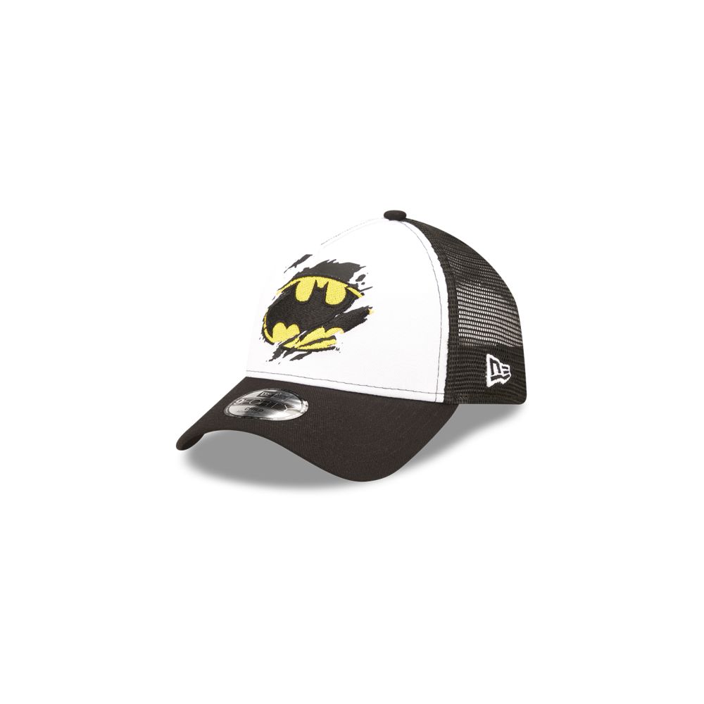New Era DC Comics Batman Kids' Trucker Cap - White