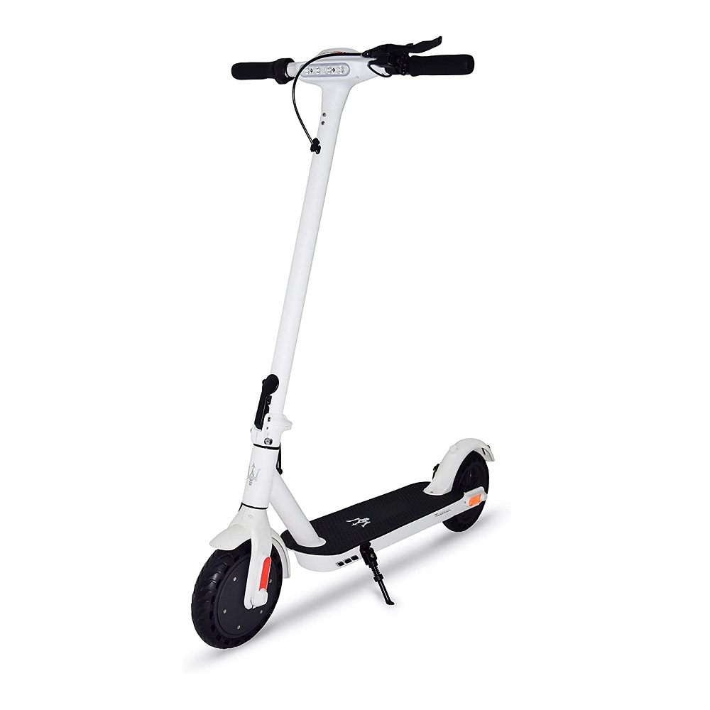 Asia Scooters Maserati Electric Scooter White 8.5-Inch