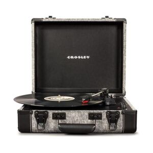 Crosley Executive Portable Turntable with Built-in Speakers - Smoke
