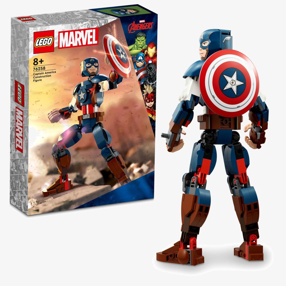 LEGO Super Heroes Marvel Captain America Construction Figure Building Set 76258 (310 Pieces)